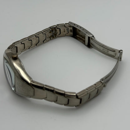 Sekonda Ladies Quartz Watch Purple Dial Silver Tone Bracelet Steel Working 24mm