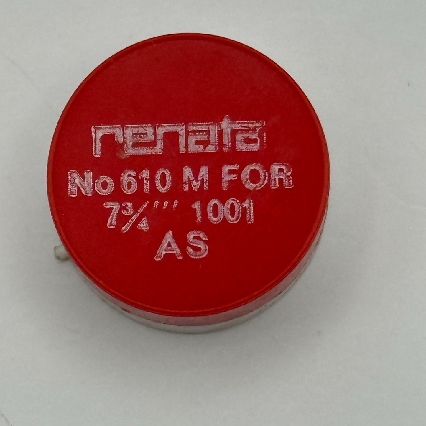 AS 1001 Balance Complete 7¾''' Renata 610 M Watch Movement Parts Vintage NOS