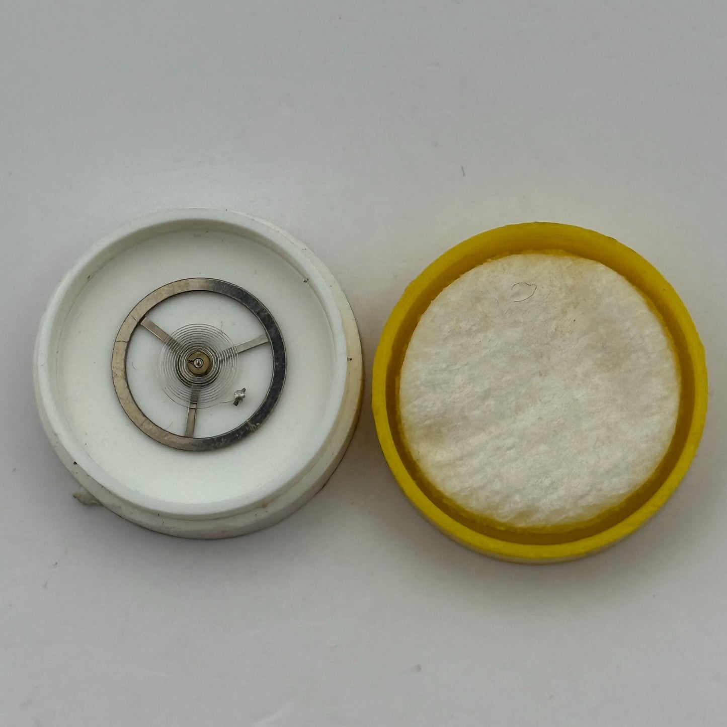 EB 8021 Balance Wheel Complete And Spring 10 1/2''' 1253 Watch Movement Parts 