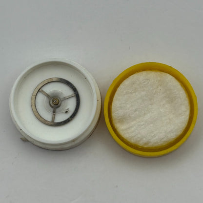 EB 8021 Balance Wheel Complete And Spring 10 1/2''' 1253 Watch Movement Parts 