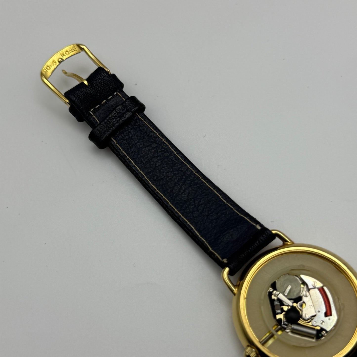 Fossil Collection Quartz Watch Black Leather Strap 34mm PARTS REPAIR