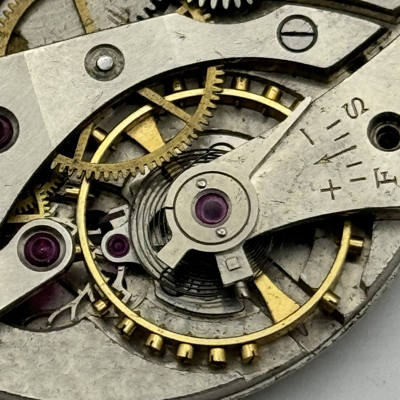 38.7mm Certina Kurth Freres KF 260 Pocket Watch Movement FOR PARTS Repair