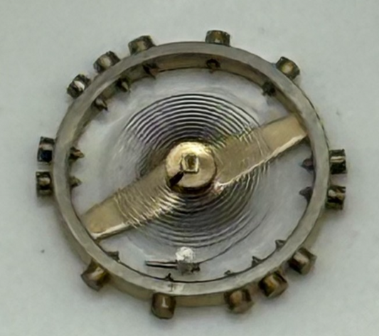 FEF 6600 Balance Wheel Complete And Spring Inca 1181 M Watch Movement Parts NOS