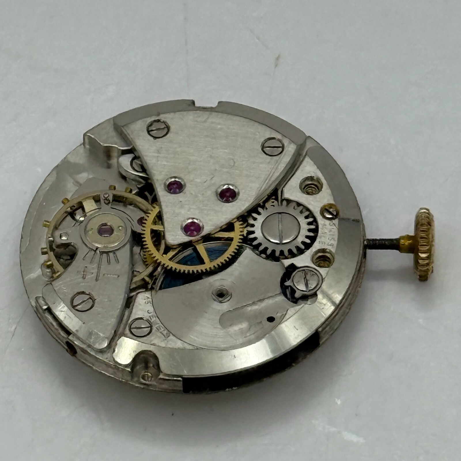 25.9mm Vintage Avia FHF 97 Swiss Made Manual Wind Watch Movement PARTS REPAIR