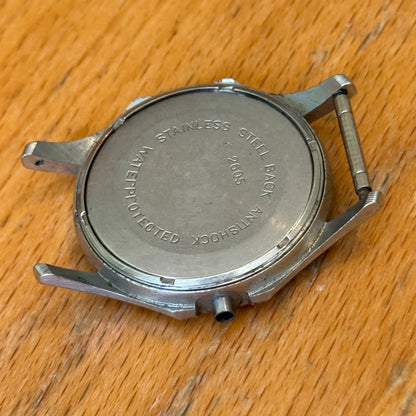 32mm Vintage Soviet USSR Cal 2605 Date Dial Manual Wind Watch PARTS / REPAIR