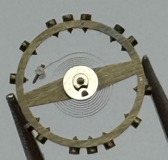 FEF 370 371 Balance Wheel Complete And Spring 176 Watch Movement Parts NOS