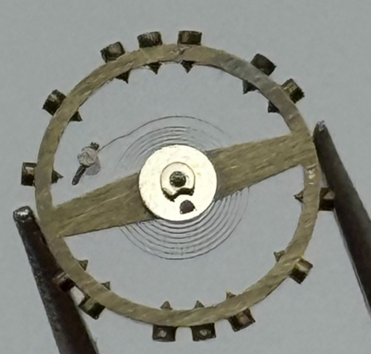 FEF 370 371 Balance Wheel Complete And Spring 176 Watch Movement Parts NOS