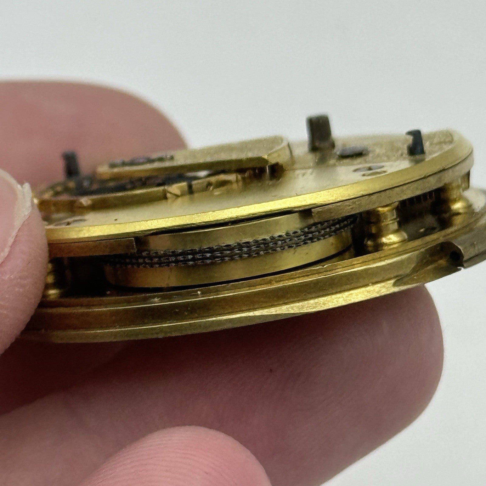 39mm Running Antique High Quality English Fusee Pocket Watch Movement -  RESTORE