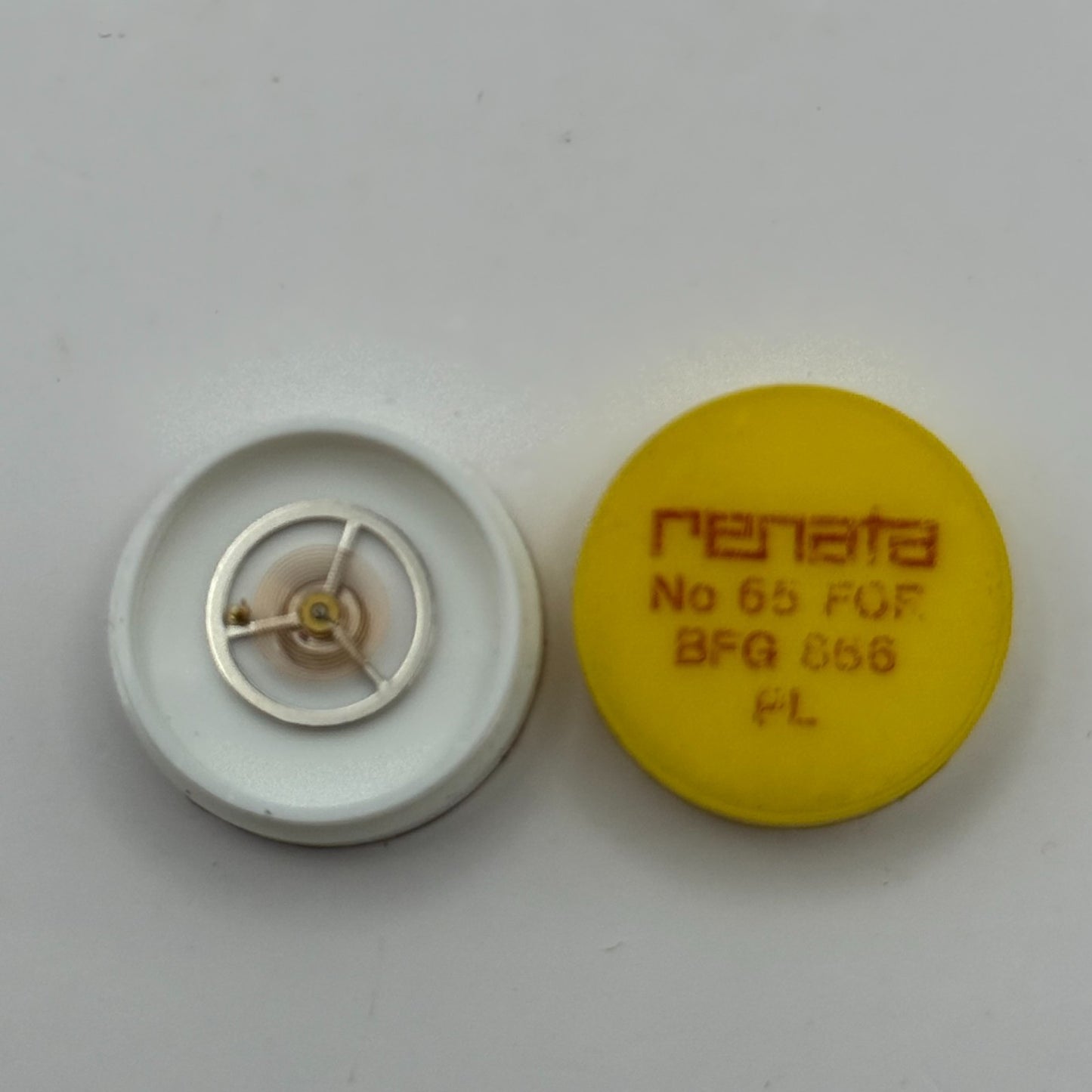 BFG 866 Balance Wheel Complete And Spring PL 65 Watch Movement Parts NOS