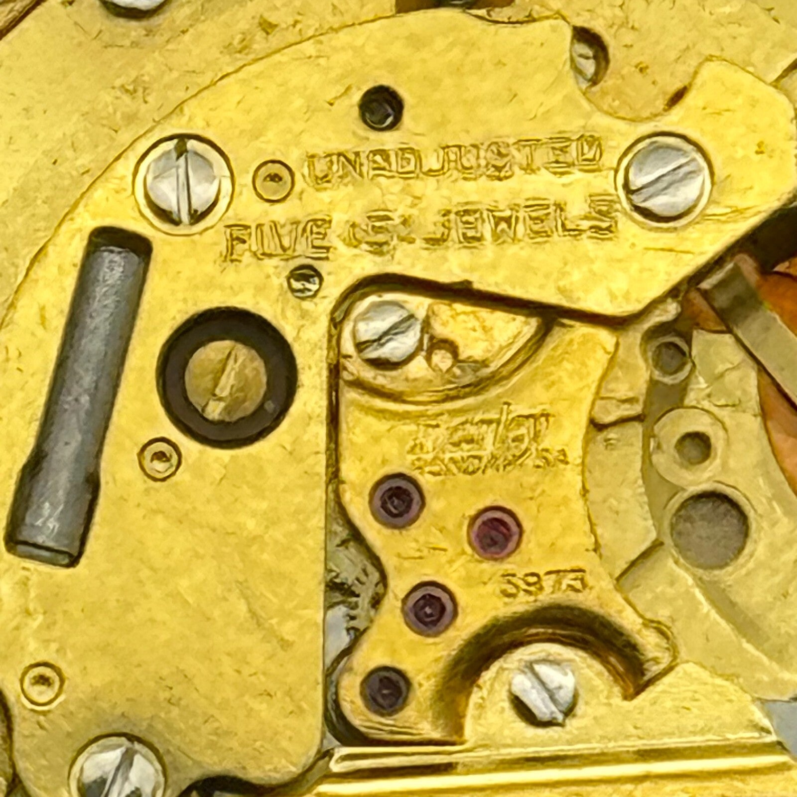 31.1mm Men’s Uno Harley Ronda 3873 Quartz Watch Movement Vintage PARTS SPARES