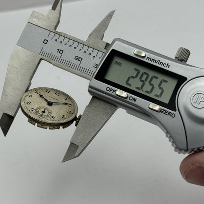 27mm Roamer Balance Ok Men's Meteor Trench Watch Movement Vintage Swiss PARTS