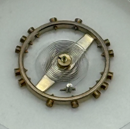 FEF 370 371 Balance Wheel Complete And Spring  176 Watch Movement Parts NOS