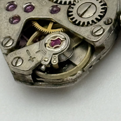 15.2mm Running Vintage Gruen Precision ST Standard 69 Watch Movement PARTS