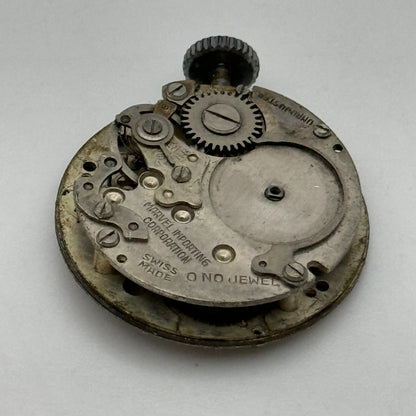 23.6mm Men's Uba Marvel Importing Corporation Manual Wind Watch Movement PARTS