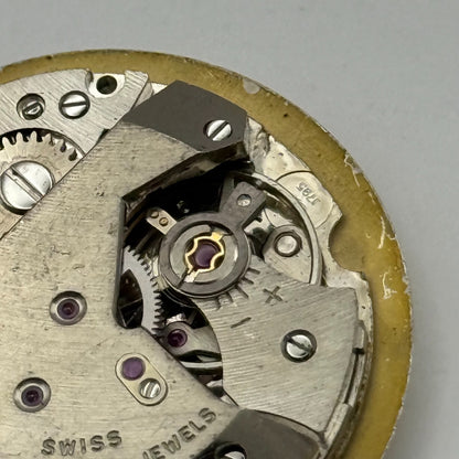 AS 1795 Watch Movement Rotary Manual Wind Vintage Swiss Parts Repair 25.8mm