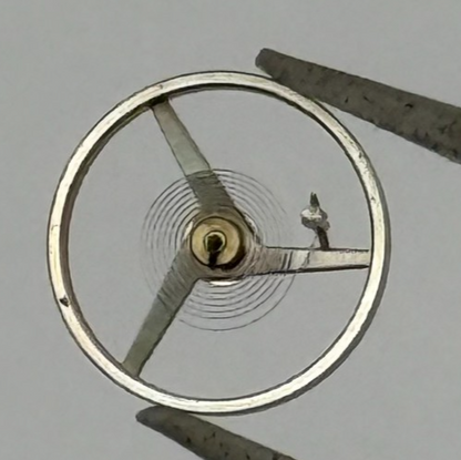 ETA 2412 Balance Wheel Complete And Spring 6¾''' 1257 M Watch Movement Parts NOS