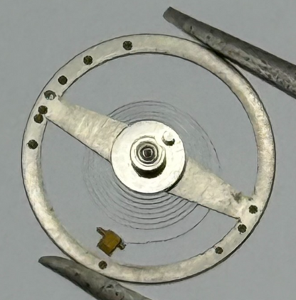 Cattin C. 66 Balance Wheel Complete And Spring  1551 M Watch Movement Parts 