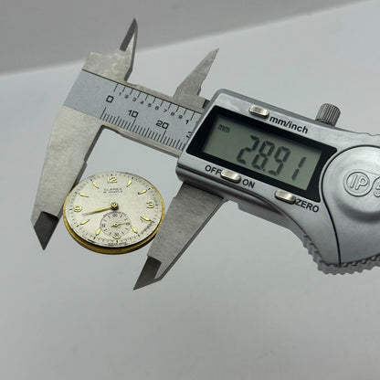 28.9mm Clarex Peseux 170 Balance Ok Watch Movement Swiss Vintage PARTS SPARES