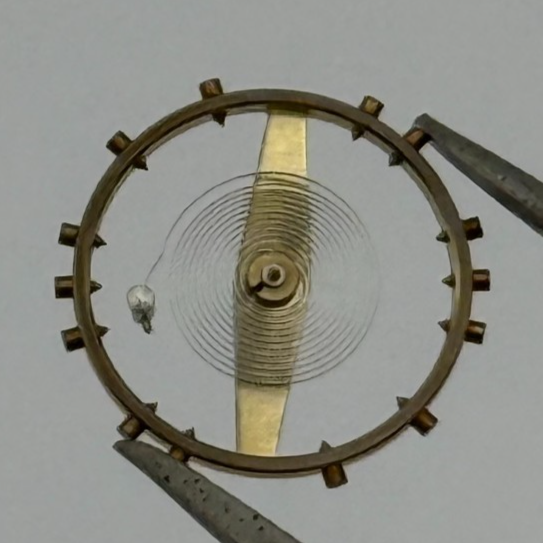 Felsa 4000 Balance Wheel Complete And Spring  965 M Watch Movement Parts NOS