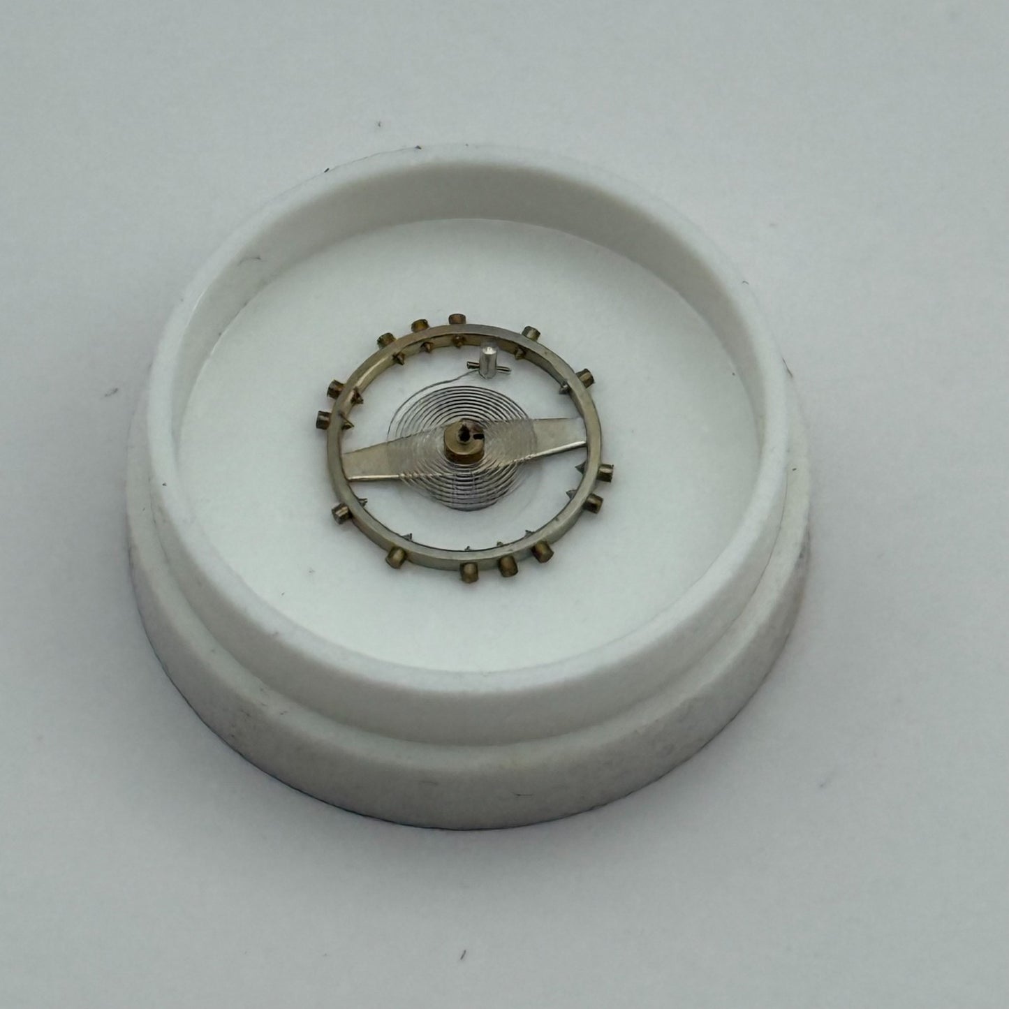 ETA 1301 Balance Wheel Complete And Spring  Inca 681 M Watch Movement Parts NOS