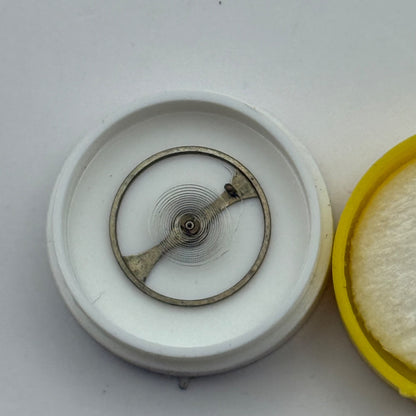Oris 650 654 Balance Wheel Complete And Spring 11 1/2'''  Watch Movement Parts 