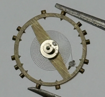 AS 415 Balance Wheel Complete And Spring 9¾’’’ 19 Watch Movement Parts NOS