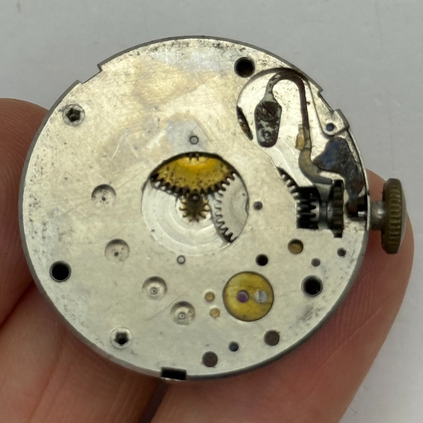 30mm Vintage Men’s Ingersoll 5 Jewels Great Britain Manual Wind Watch Movement
