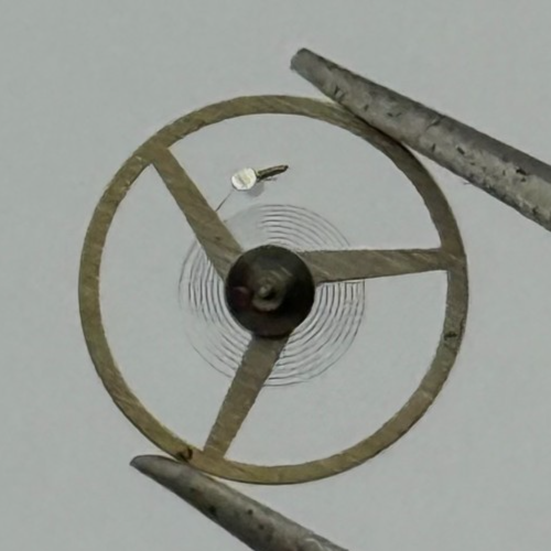 ETA 2412 Balance Wheel Complete And Spring  1413 M Watch Movement Parts NOS