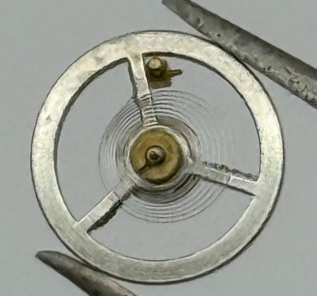 Ebosa 85 Balance Wheel Complete And Spring  132 M Watch Movement Parts  NOS