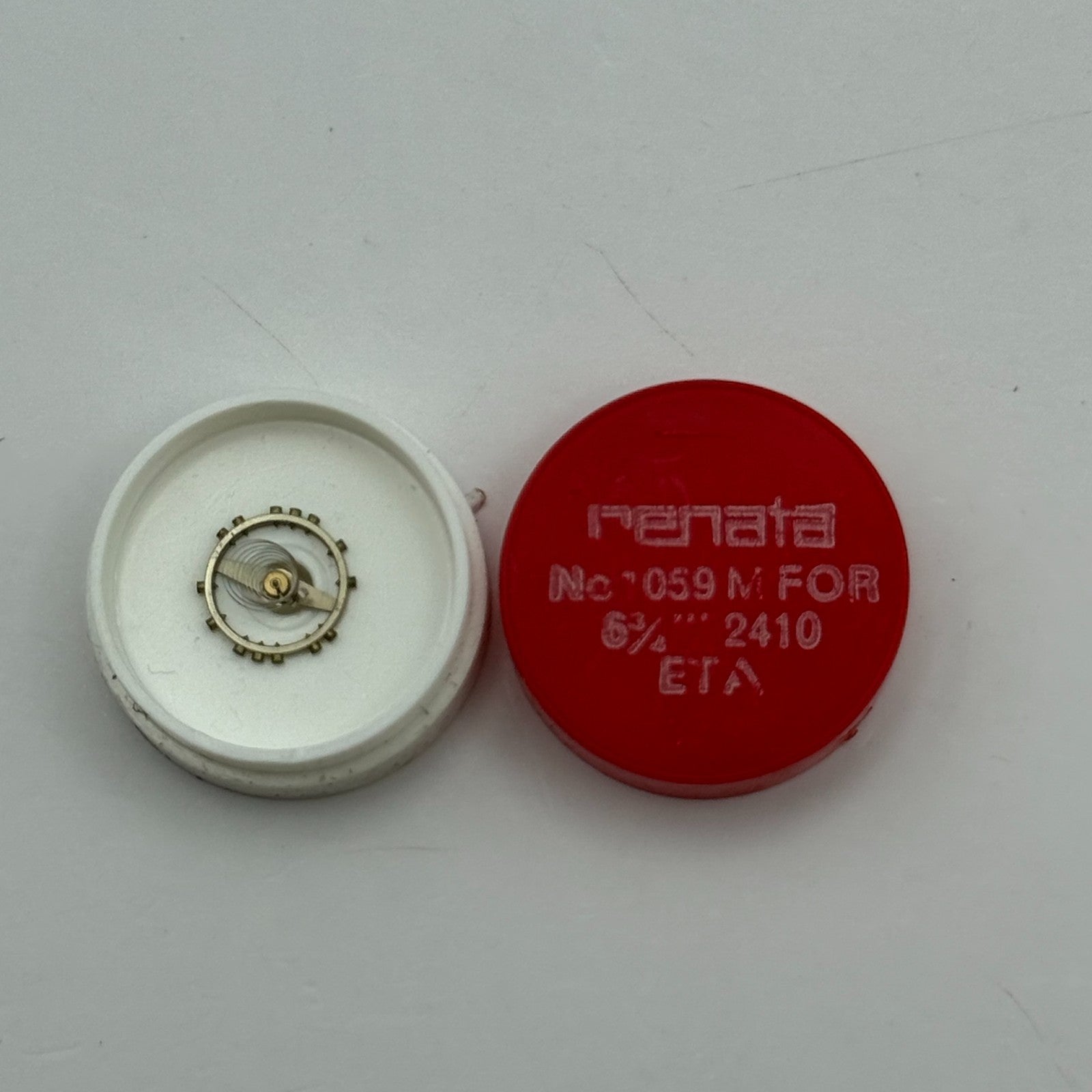 ETA 2410 Balance Wheel Complete And Spring 6 3/4''' 1059 M Watch Movement Parts 