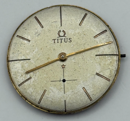 Solvil et Titus Peseux 330 Watch Movement Manual Wind Vintage Swiss Parts 25.9mm
