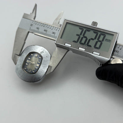 36mm Men’s Vintage Cronel Shock Protected Date Dial Swiss Watch PARTS REPAIR