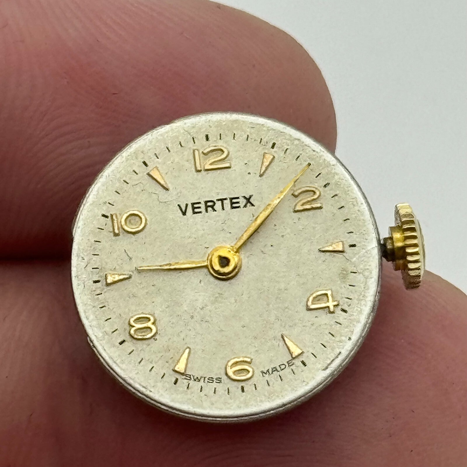 19.7mm Ladies Vertex Revue 49 Manual Wind 15 Jewels Swiss Watch Movement PARTS