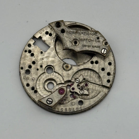 IWC Cal 83 Dates To 1943 Watch Movement C.83 Vintage Incomplete Parts RARE