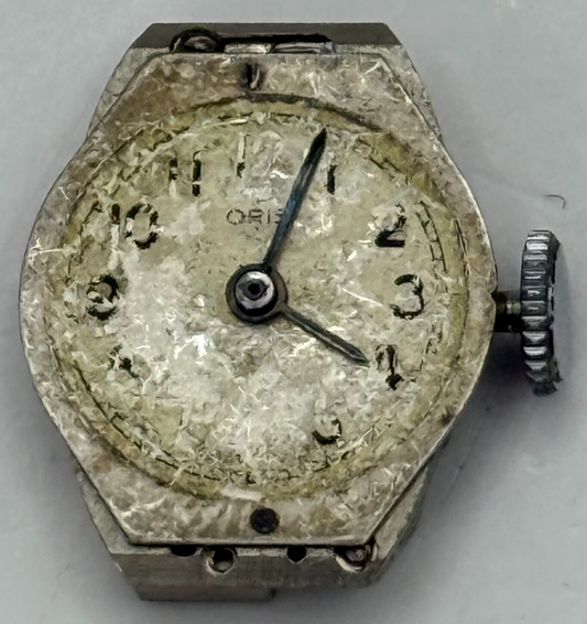 12.5mm Vintage Oris Cal 410 Swiss Made Manual Wind Watch Movement PARTS REPAIR