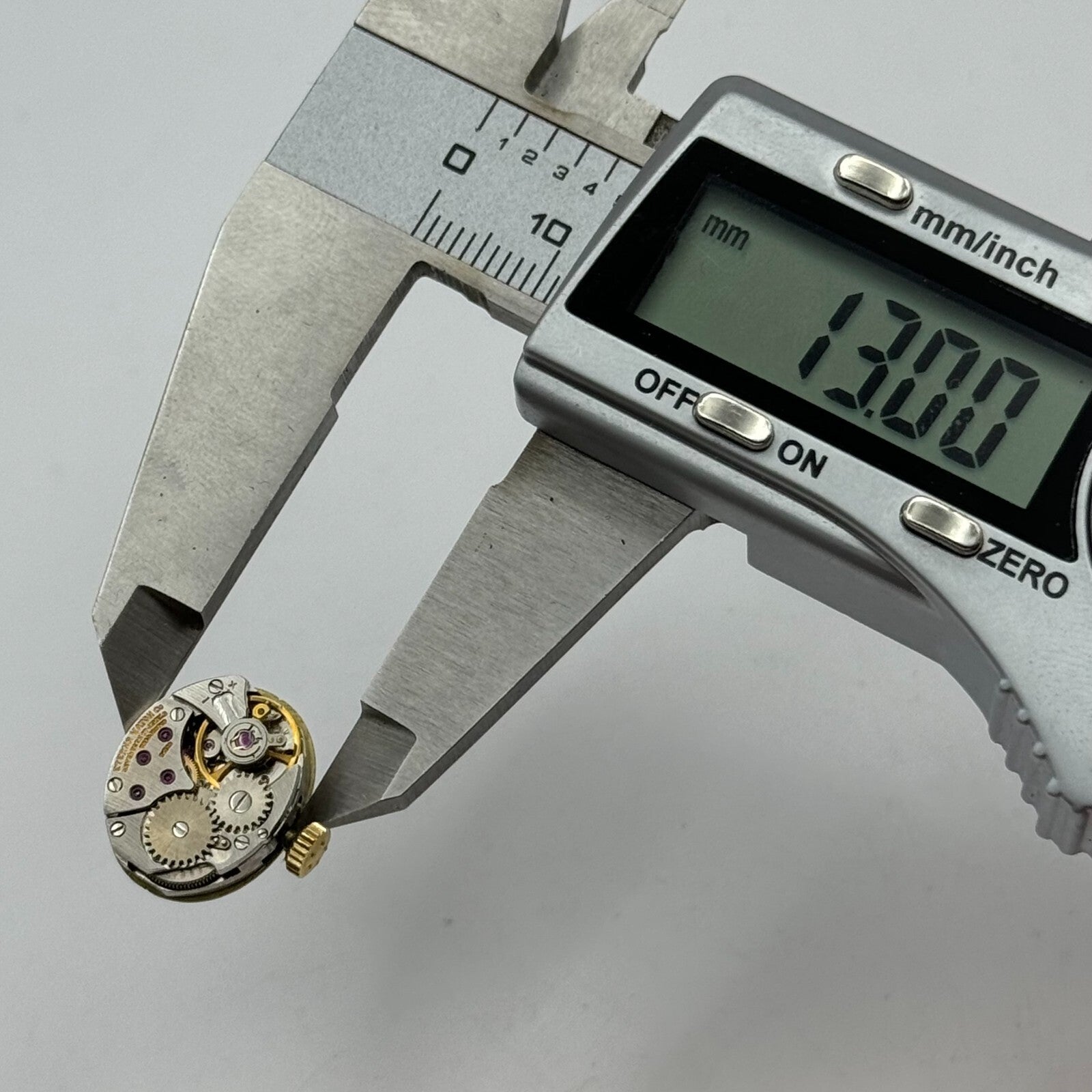 13mm Ladies Eterna 1447K Manual Wind Watch Swiss Movement Dial Hands Crown PARTS