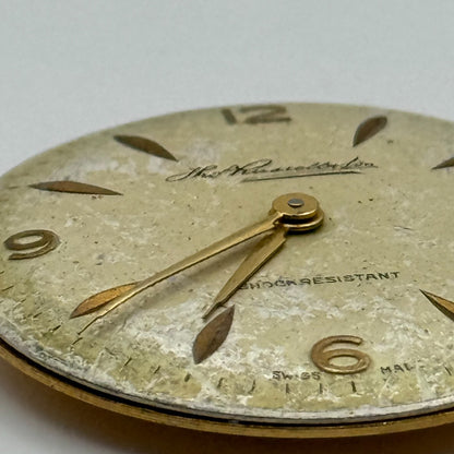 Buser 15A Thomas Russell & Son Watch Movement Running Manual Wind Parts 29.8mm