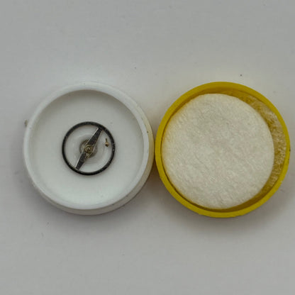 Oris 440 Balance Wheel Complete And Spring 6 3/4 - 8''' Watch Movement Parts NOS