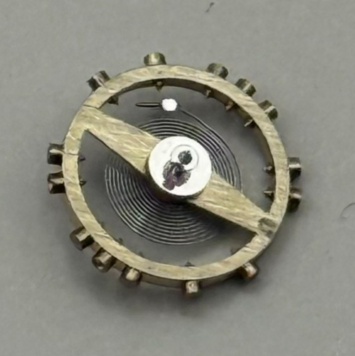 FEF 6600 Balance Wheel Complete And Spring Inca 1181 M Watch Movement Parts NOS