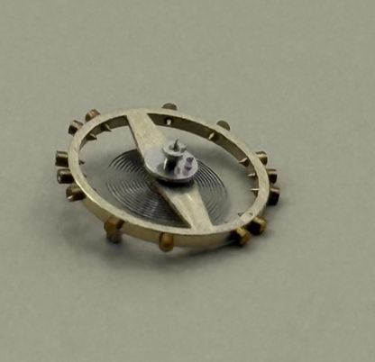 AS 970 Balance Wheel Complete And Spring 8¾’’’ 27 M Watch Movement Parts NOS