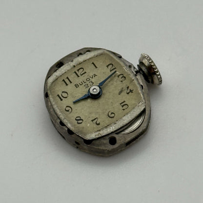 12.9mm Running Vintage Ladies Bulova 5AD Manual Wind Swiss Watch Movement PARTS