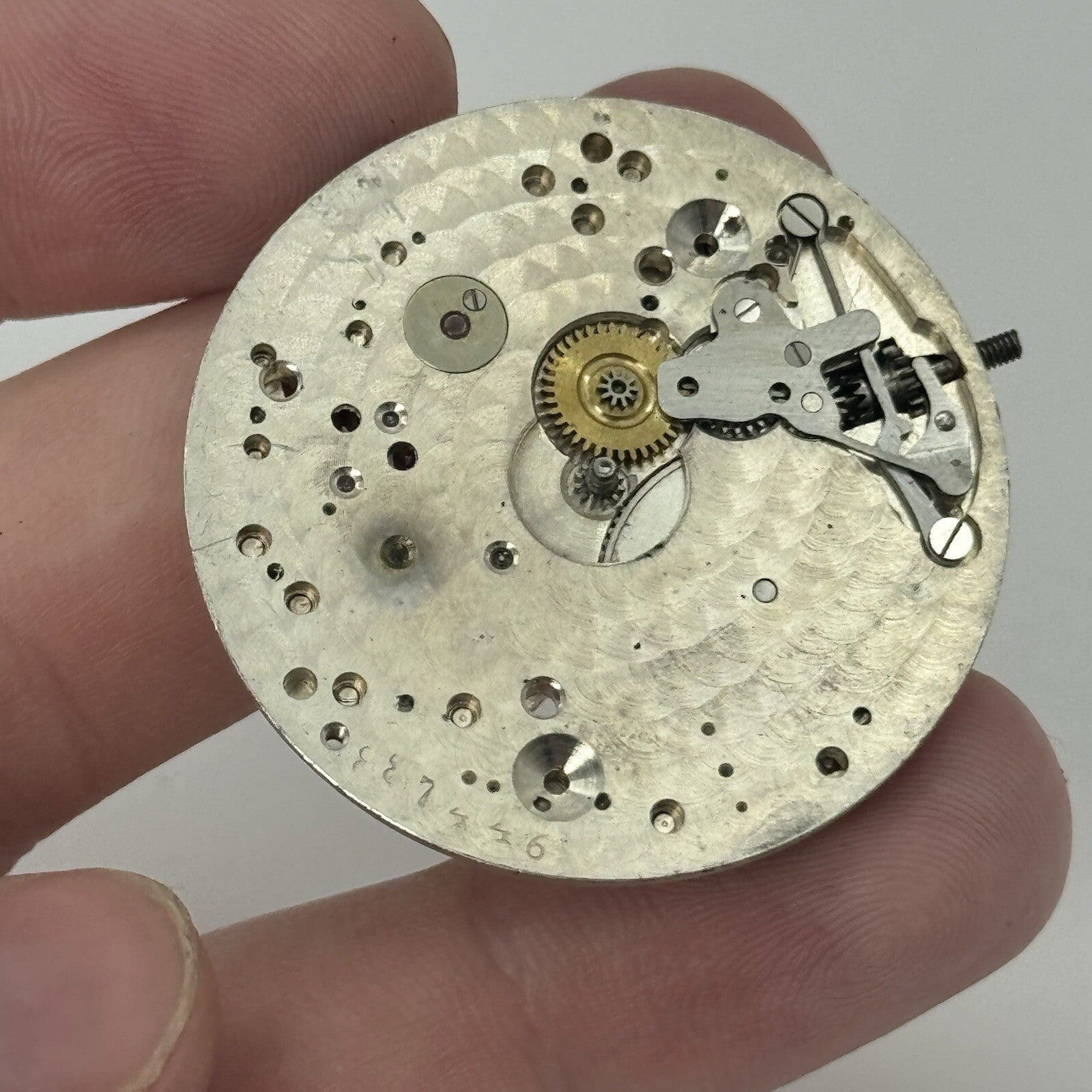 43.1mm Unidentified High Quality Balance Pocket Watch Movement FOR PARTS Repair