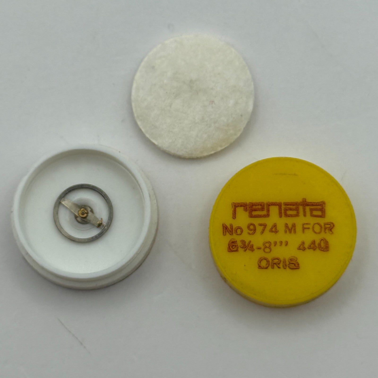 Oris 440 Balance Wheel Complete And Spring 6¾-8’’’ 974 M Watch Movement Parts