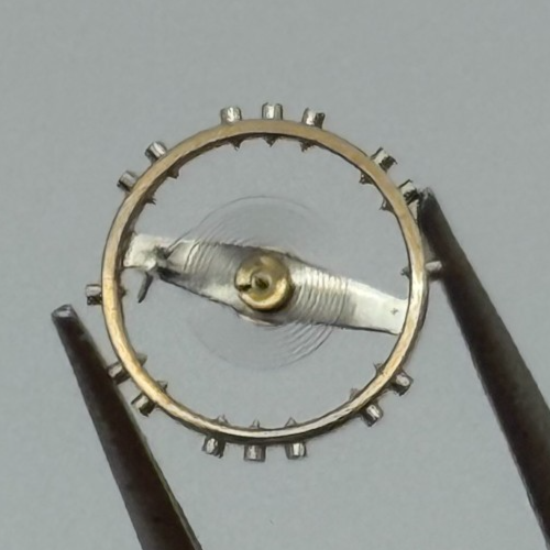 ETA 2412 Balance Wheel Complete And Spring 6¾''' 1257 M Watch Movement Parts NOS