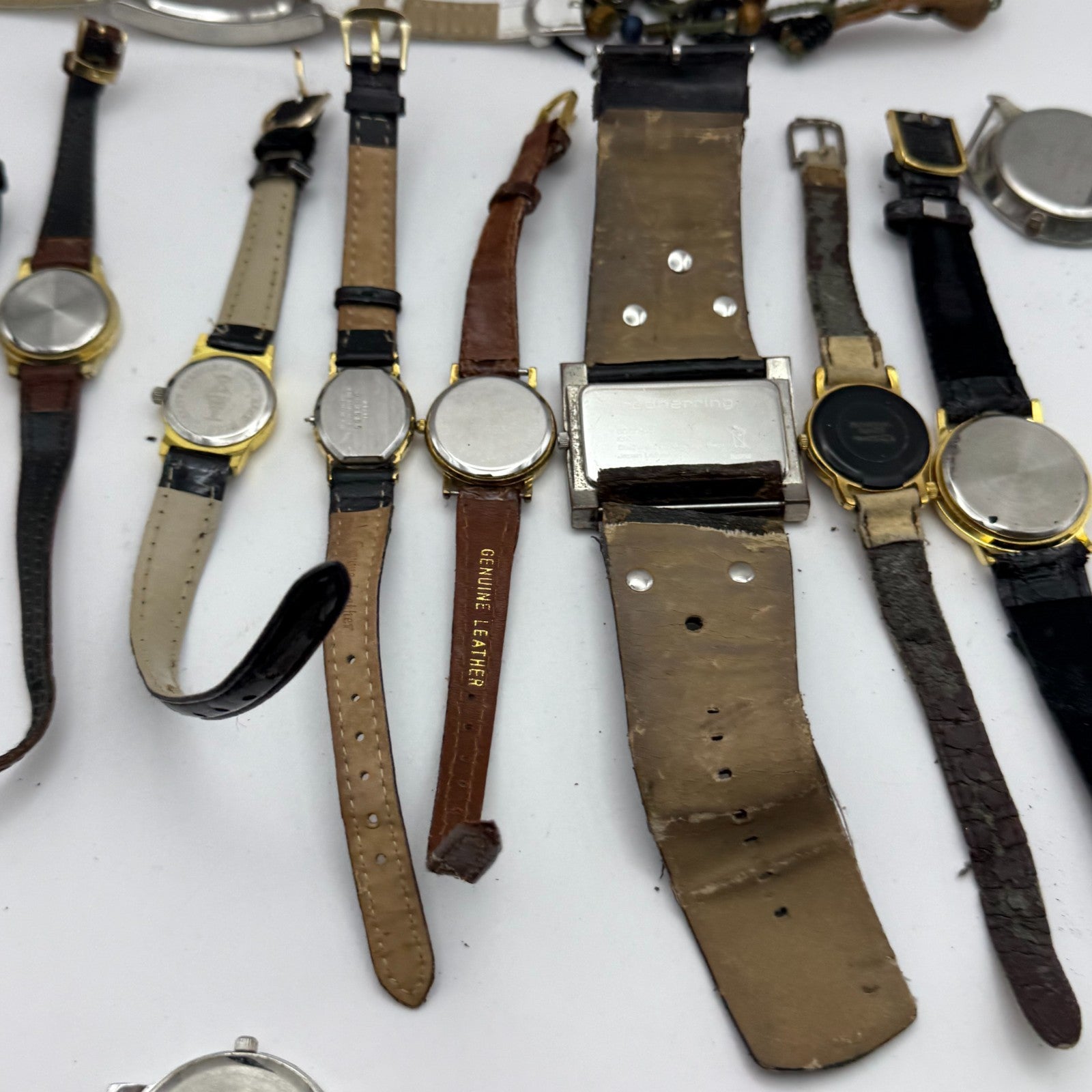 Large Bundle Of Vintage / Modern Quartz Watches Joblot UNTESTED PARTS REPAIR