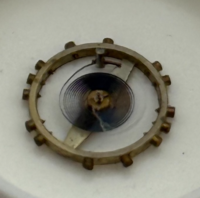 FHF 60 Balance Wheel Complete And Spring 5¾–8’’’ 200 M Watch Movement Parts NOS