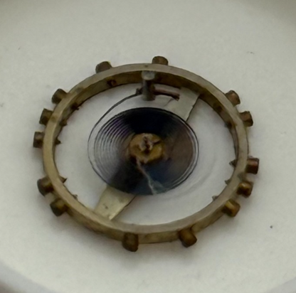 FHF 60 Balance Wheel Complete And Spring 5¾–8’’’ 200 M Watch Movement Parts NOS