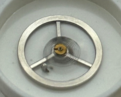 EB 8021 Balance Wheel Complete And Spring 10 1/2''' 1253 Watch Movement Parts 