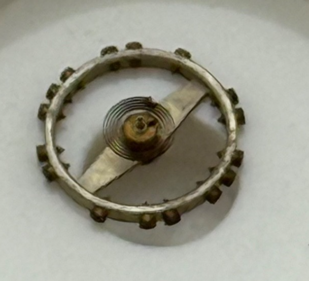 PUW 70 Balance Wheel Complete And Spring 5''' Renata Watch Movement Parts 