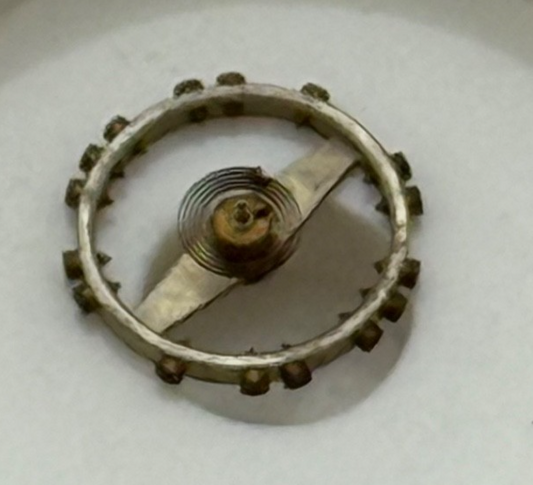 PUW 70 Balance Wheel Complete And Spring 5''' Renata Watch Movement Parts 